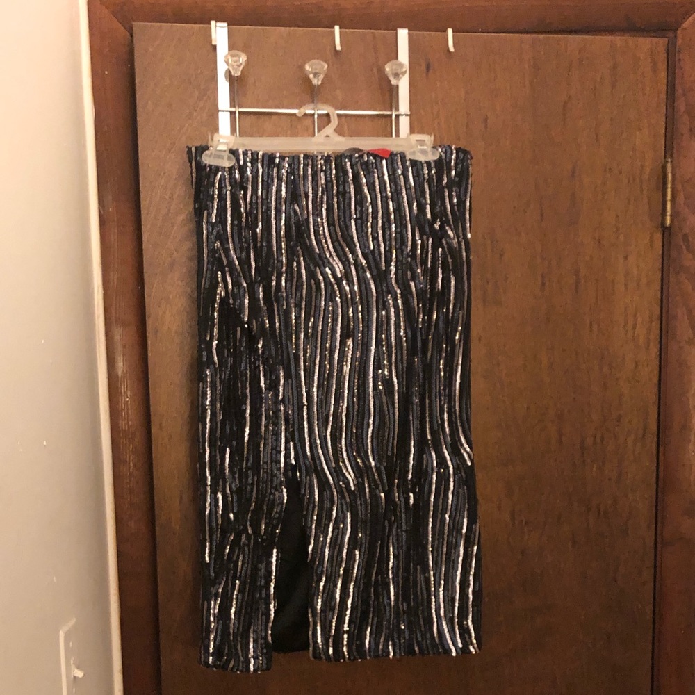 Akira Sequined Midi Skirt - Large